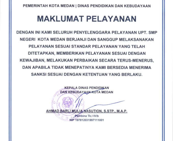Maklumat Pelayanan